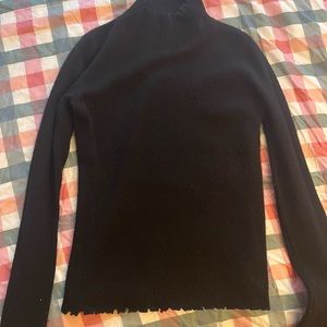 Fate Cashemere Blend Distressed Sweater Black S